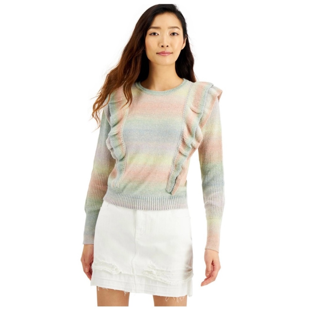 INC Ruffled‎ Pullover Sweater - EUC